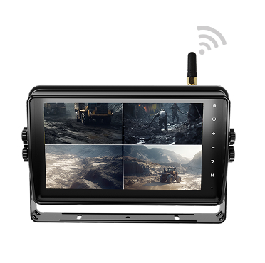 10.1寸高清無線四分割車載錄像監(jiān)控顯示器