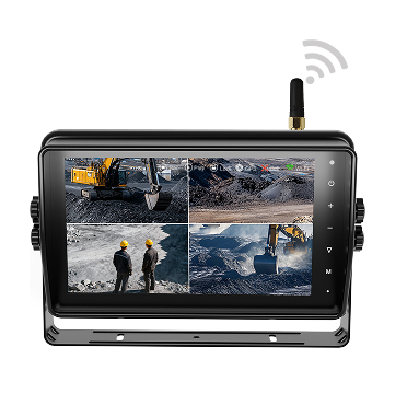 7寸高清帶錄像防水無線車載視頻監(jiān)控顯示器
